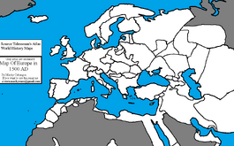 Blank Map of Europe in 1500 AD by Macky Cabangon (AKA Kosovo Mapper)