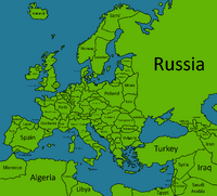 Alternate Map of Europe