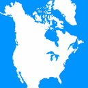 Blank Map of North America, by Ebola-chan Mapping