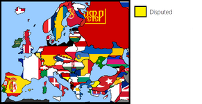 A merge of 1918 and 1919 Europe Map