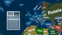 Terrian Europe map with NATO