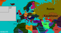 Map of Europe with Colors (Dillan V. Mapping) (Improved by Neonia Mapping)