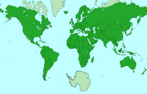 Blank map World