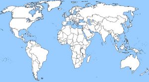 Blank Map of the world