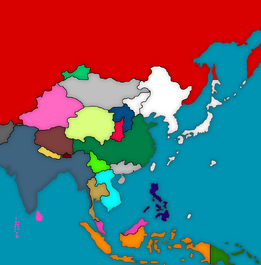 Mapa azjatycka 1936