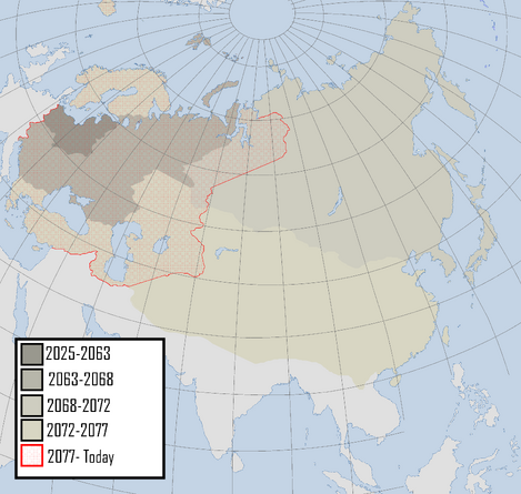 Nustreck Territorial evolution