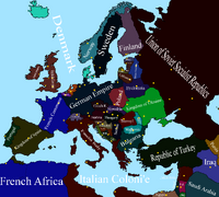 V E R Y A L T E R N A T E Central Powers victory map