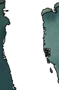 Blank map of Mariehamn by Canary Mapping