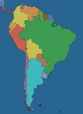 South America map by Japanese Mapping