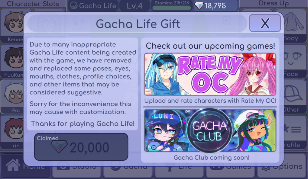 Gacha Oc Gifts & Merchandise for Sale