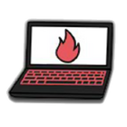 Fire Laptop