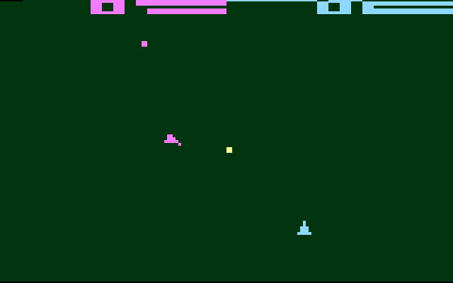 Space War - (1978) - Atari 2600 - gameplay 