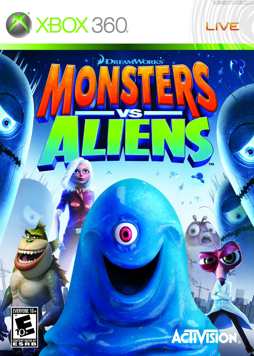 Monsters Vs. Aliens (Xbox 360) | Classic Game Room Wiki | Fandom