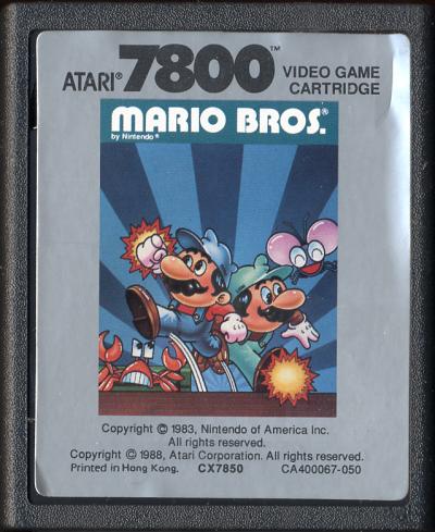 A homebrew Mario Bros Arcade remade on the Atari 7800 : r/retrogaming