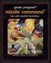 Missile Command 2600 Cart