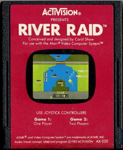 River Raid Atari 2600 - Version PAL - Sous Blister Ouvert - État Correct