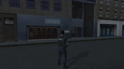 The front of Republic as seen in The Getaway: Black Monday.