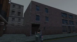 Side view of Hector's Place in The Getaway: Black Monday.