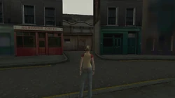 Southwark-Warehouse-Outside-Black-Monday.jpg (199 KB) Outside of the Southwark Warehouse as seen in The Getaway: Black Monday. The gates are closed in both missions and Free Roaming preventing access.