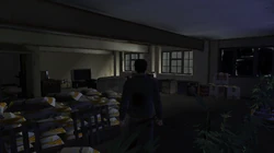 Another view of the weed plant room on the first floor of the Yardie Drug Factory.