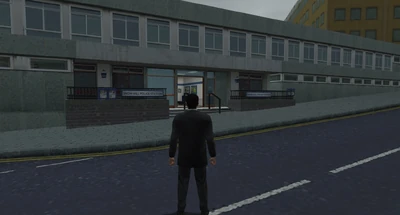 The front of Snow Hill Police Station.