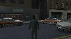 The front of Republic after the fire.