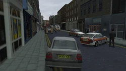 The front of Republic and Frith Street after the fire.