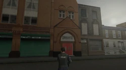 Entrance to Shoreditch Boys.