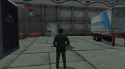 Southwark-Warehouse-Exterior-3.jpg (266 KB) The outside area of the Southwark Warehouse with the stairs intact and the door open.