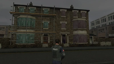 Outside of the Rivington Street Crackhouse in The Getaway: Black Monday.