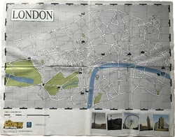 Map of London from The Getaway: Black Monday.