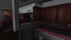 The bar on the top floor.