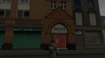 Shoreditch Boys entrance.