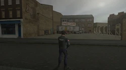 The Used Car Yard in The Getaway: Black Monday.