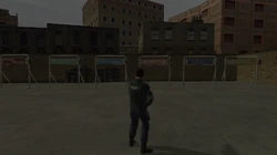 A row of podiums for race rankings as part of the Special Features Race mode.