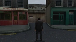 Southwark-Warehouse-Outside-Closed.jpg (217 KB) Outside of the Southwark Warehouse with the gates shut. Seen in Free Roaming.