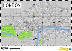 Map of London from The Getaway.