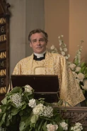 Luke Forte holding performing the Easter Cermon in season 2, episode 1