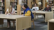 Barry, Lainey, Adam, and Danny Atkins in saturday detention.