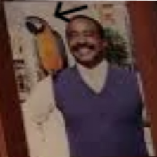 Feather Locklear with his owner Jonathan Glascott