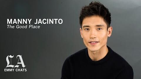 Manny Jacinto puts a lot of thought into playing lovable dummy Jason on 'The Good Place'