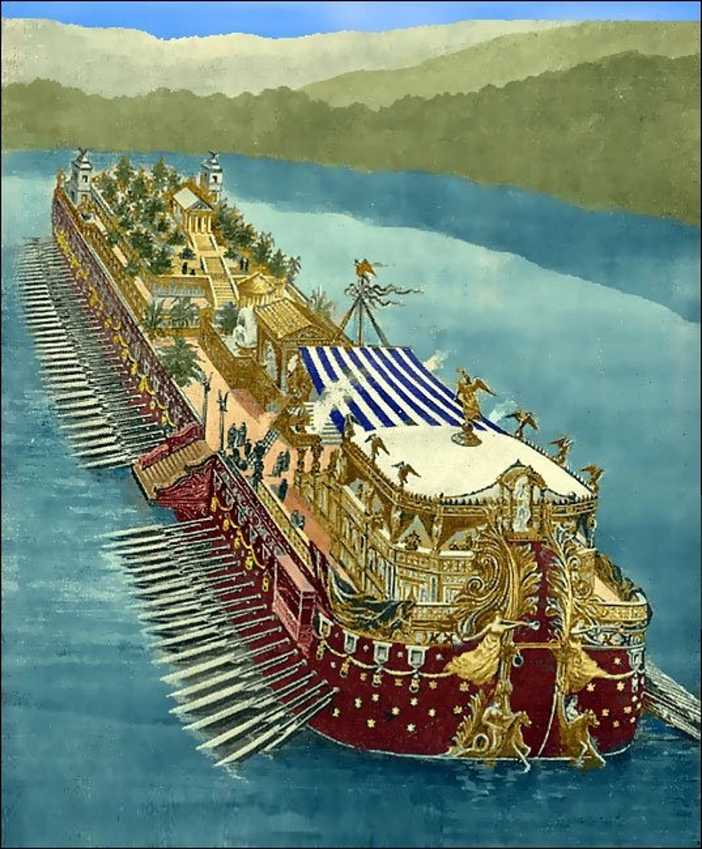 The Olympias is a modern reconstruction of an ancient Greek trireme, the state-o