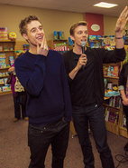 Max Irons and Jake Abel