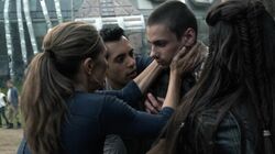 The100 S3 Wanheda Part 1 Jasper Abby Jackson Octavia.jpg