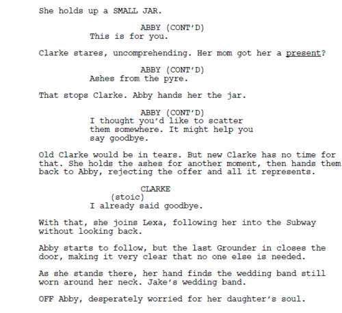 Remember Me Transcript The 100 Wiki Fandom