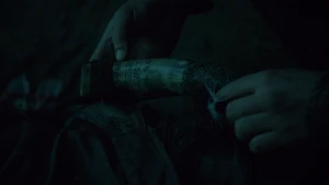 The markings on Lincoln's horn