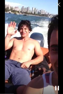 Sachin and Bob hanging out.