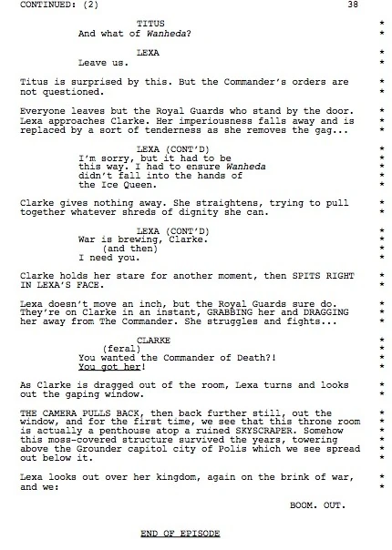 Wanheda (Part 2)/Transcript | The 100 Wiki | Fandom