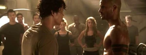 Wanheda (Part 1) - Bellamy and Lincoln sparring