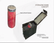 Hydrazine bomb concept